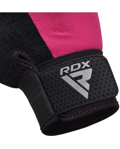 Фитнес ръкавици RDX - W1 Full Finger+,  розови/черни - 6