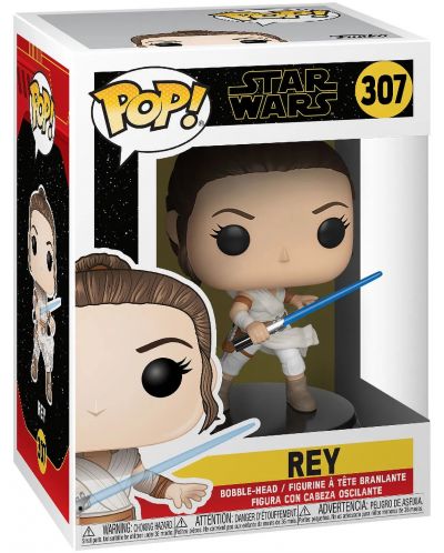 Фигура Funko POP! Movies: Star Wars - Rey, #307 - 2