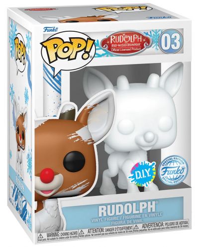Фигура Funko POP! Animation: Rudolph the Red Nosed Reindeer - Rudolph (D.I.Y.) (Special Edition) #03  - 2