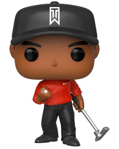 Фигура Funko POP! Sports: Golf - Tiger Woods (Red Shirt) #01 - 1