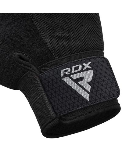 Фитнес ръкавици RDX - W1 Half+,  черни - 7