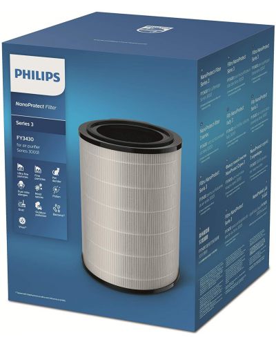 Филтър Philips - FY3430/30, HEPA, за 3000i, бял - 2