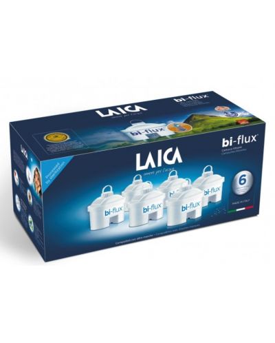 Филтри Laica - Bi-Flux, 6 бр., бели - 1