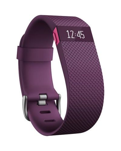 Смарт гривна Fitbit Charge HR - S размер, лилава - 1