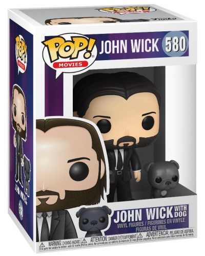 Фигура Funko Pop! Movies: John Wick - John Wick with Dog, #580 - 2