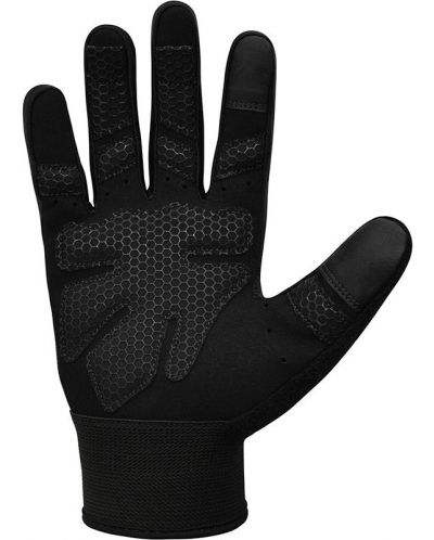 Фитнес ръкавици RDX - W1 Full Finger , черни - 4