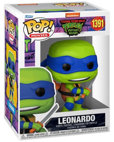 Фигура Funko POP! Movies: TMNT Mutant Mayhem - Leonardo #1391