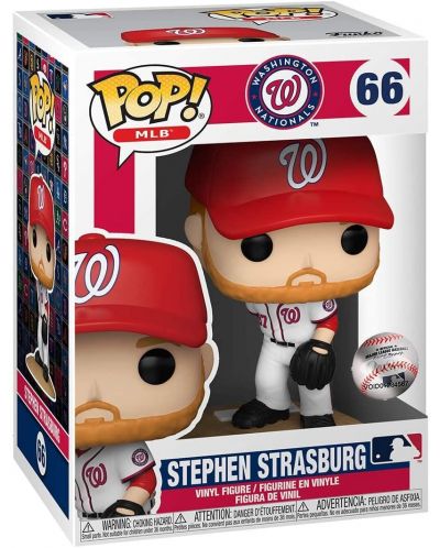 Фигура Funko POP! Sports: Baseball - Stephen Strasburg (Washington Nationals) #66 - 2