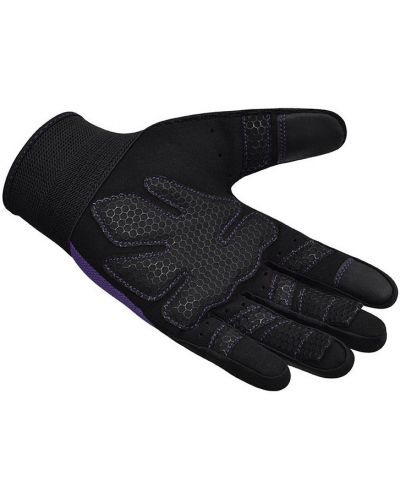 Фитнес ръкавици RDX - W1 Full Finger,  лилави/черни - 6