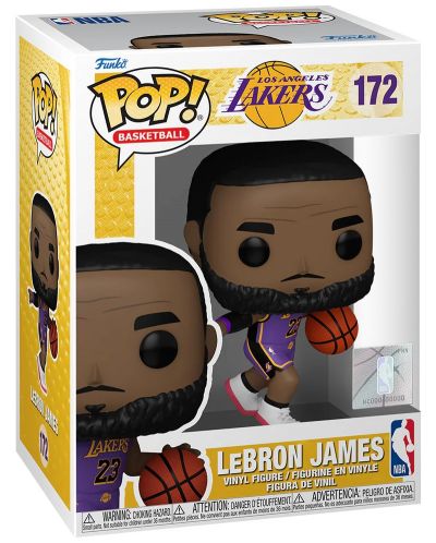 Фигура Funko POP! Sports: Basketball - LeBron James (Los Angeles Lakers) #172 - 2