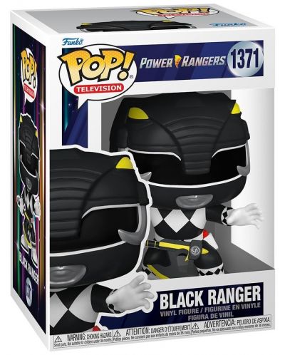 Фигура Funko POP! Television: Mighty Morphin Power Rangers - Black Ranger (30th Anniversary) #1371 - 2