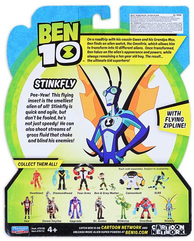Фигурка Ben 10 - Stinkfly, базова - 2