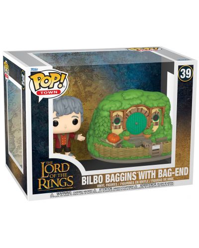 Фигура Funko POP! Town: Lord of the Rings - Bilbo Baggins with Bag-End #39 - 2