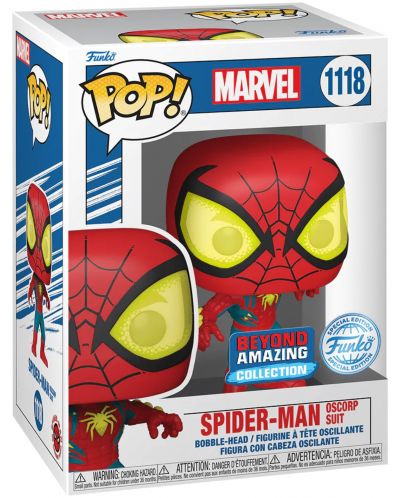 Фигура Funko POP! Marvel: Spider-Man - Spider-Man (Oscorp Suit) (Special Edition) #1118 - 2