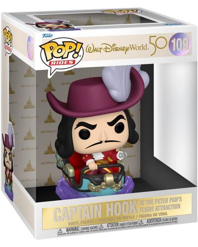 Фигура Funko POP! Rides: Disney World - Captain Hook at the Peter Pan's Flight Attraction #109 - 2