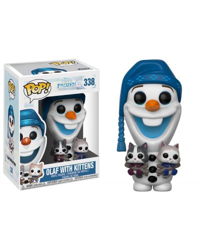 Фигура Funko Pop! Disney: Olaf's Frozen Adventure - Olaf with Cats, #338 - 2