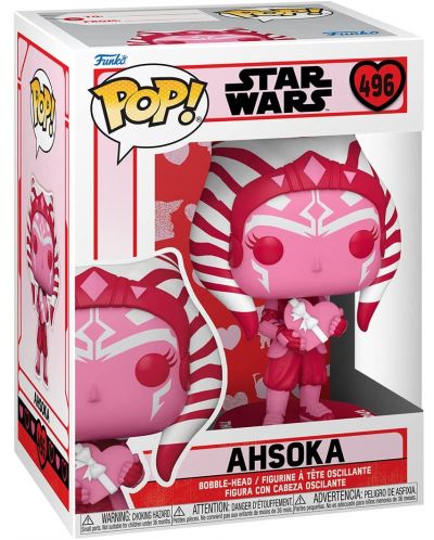 Фигура Funko POP! Valentines: Star Wars - Ahsoka #496 - 2