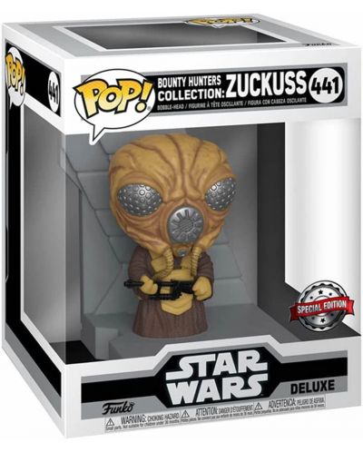 Фигура Funko POP! Deluxe: Star Wars - Zuckuss (Metallic) (Special Edition) (Bounty Hunters Collection) #441 - 2
