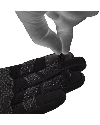 Фитнес ръкавици RDX - W1 Full Finger+,  сиви/черни - 8