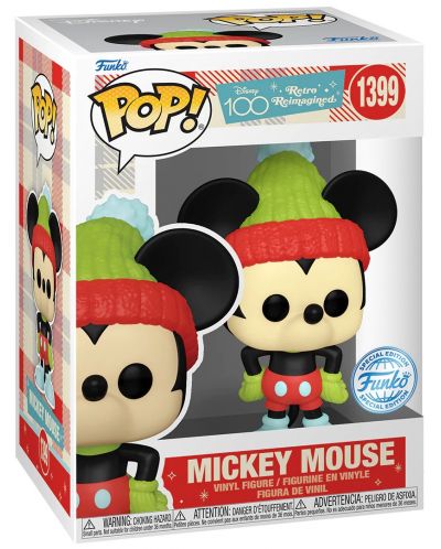 Фигура Funko POP! Disney's 100th: Mickey Mouse - Mickey Mouse (Retro Reimagined) (Special Edition) #1399 - 2