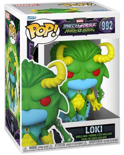 Фигура Funko POP! Marvel: Mech Strike Monster Hunters - Loki #992 - 2