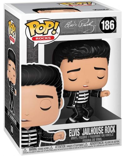 Фигура Funko POP! Rocks: Elvis Presley - Jailhouse Rock #186 - 2