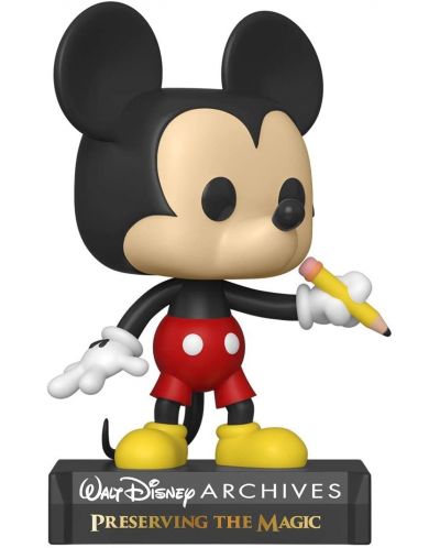 Фигура Funko POP! Disney: Archives - Plane Crazy Mickey (B&W) #797 - 1