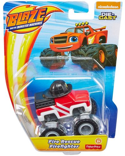 Детска играчка Fisher Price Blaze and the Monster machines - Fire Rescue Firefighter - 4