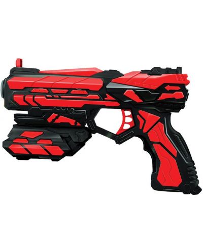 Детска играчка Ocie Red Guns - Пистолет, с 14 меки стрели и два вида държачи - 1