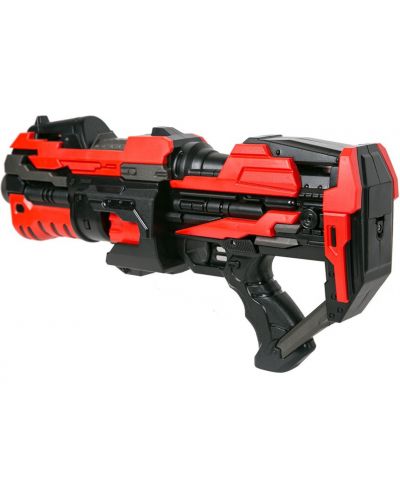 Детска играчка Ocie Red Guns - Автомат с 10 меки стрели - 2