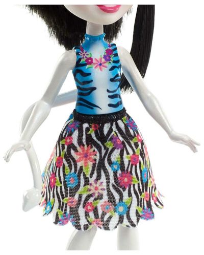 Кукличка с животниче Mattel Enchantimals - Zelena Zebra и Hoofette - 6