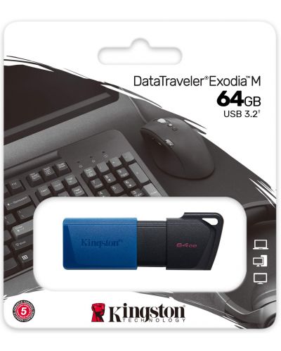 Флаш памет Kingston - DTXM, 64GB, USB 3.2 - 3