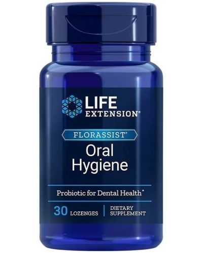 Florassist Oral Hygiene, 30 таблетки за смучене, Life Extension - 1