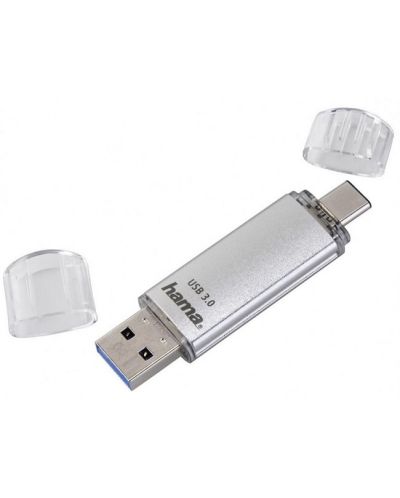 Флаш памет Hama - 181073, Laeta, 128GB, USB-A/C - 1
