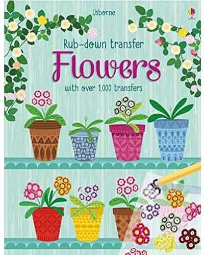 Flowers (Rub-down transfer Book) - 1