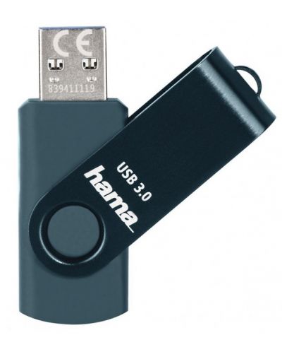 Флаш памет Hama - 182464, Rotate, 64GB, USB 3.0 - 2