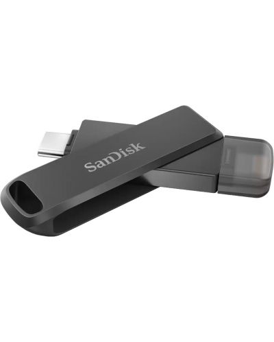 Флаш памет SanDisk - iXpand Flash Drive Luxe, 128GB, USB-C/Lightning - 2