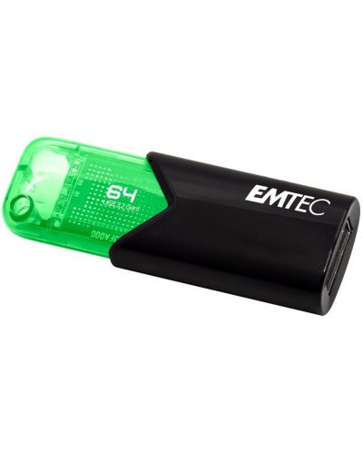 Флаш памет Emtec - B110 Click Easy, 64GB, USB 3.2 - 1