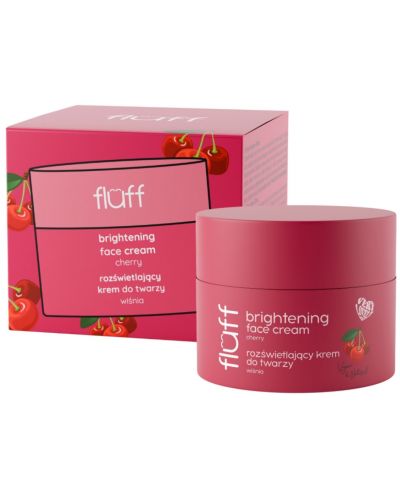 Fluff Cherry Озаряващ крем за лице с витамин C и ниацинамид, 50 ml