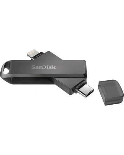 Флаш памет SanDisk - iXpand Flash Drive Luxe, 256GB, USB-C/Lightning - 1