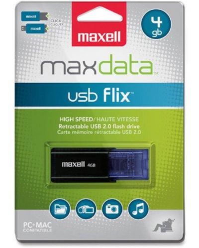 Флаш памет Maxell - FLIX, 4GB, USB 2,0 - 2
