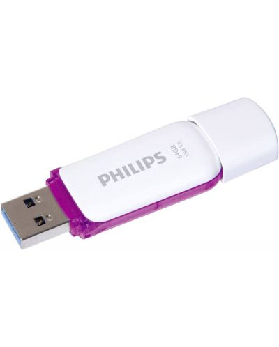 Флаш памет Philips - Snow, 64GB, USB 3.0 - 2