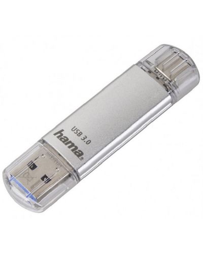 Флаш памет Hama - 181073, Laeta, 128GB, USB-A/C - 2