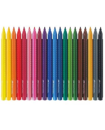 Флумастери Faber-Castell Grip - 20 цвята - 2