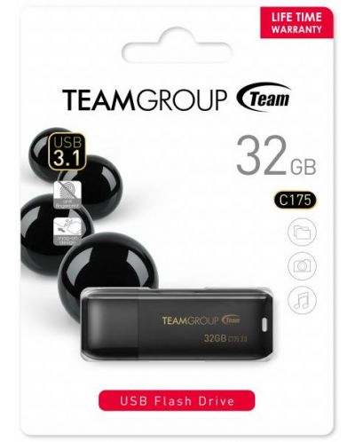 Флаш памет Team Group - C175, 32GB, USB 3.1 - 2