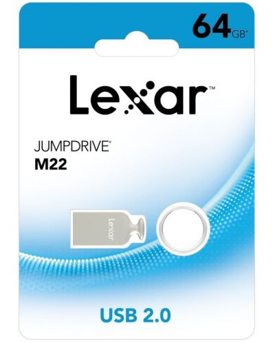 Флаш памет Lexar - JumpDrive M22, 64GB, USB 2.0 - 4