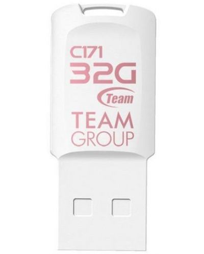 Флаш памет Team Group - C171, 32GB, USB 2.0, бяла - 1
