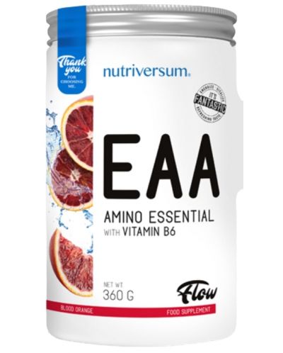 Flow EAA, червен портокал, 360 g, Nutriversum - 1