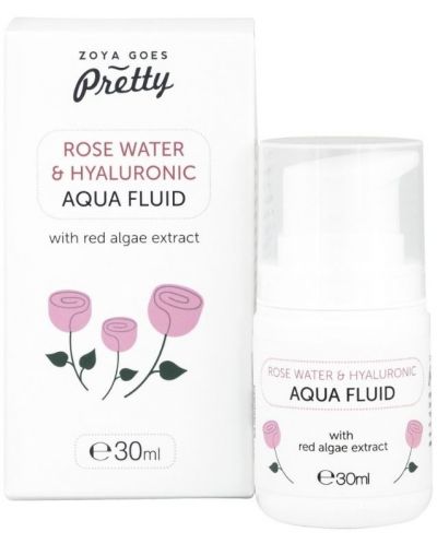 Zoya Goes Pretty Флуид за лице, розова вода и хиалурон, 30 ml - 1