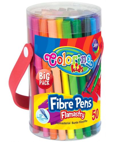 Флумастери Colorino Kids - 50 броя, в кофа - 1